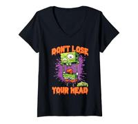 Mujer Spongebob Squarepants Halloween Don't Lose Your Head Camiseta Cuello V