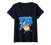 Mujer Spongebob Squarepants Street Style Spongebob & Patrick Star Camiseta Cuello V