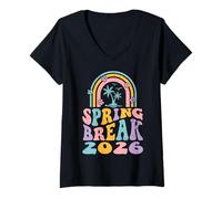 Mujer Spring Break 2026 Summer Vacation Family Matching Camiseta Cuello V