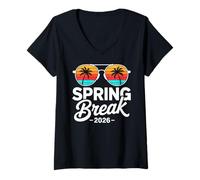 Mujer Spring Break 2026 Tees for Men Women Vacation Matching Camiseta Cuello V