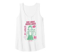 Mujer Squid Game Red Light Green Light Camiseta sin Mangas