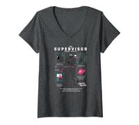 Mujer Squid Game The Supervisor Camiseta Cuello V