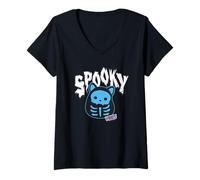Mujer Squishmallows Spooky Halloween Camiseta Cuello V