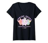 Mujer Squishmallows Spring Squad Camiseta Cuello V