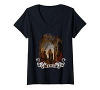 Mujer St. John T-Shirt | Catholic Christian Pastor Archangels Camiseta Cuello V