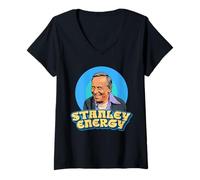 Mujer Stanley Energy Funny Three's Company Mr. Roper Romp TV Camiseta Cuello V