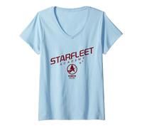 Mujer Star Trek Starfleet Academy Angled Seal Camiseta Cuello V