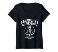 Mujer Star Trek Starfleet Academy Science Camiseta Cuello V