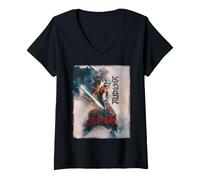 Mujer Star Wars Ahsoka Season 2 Official Poster Art Disney+ Camiseta Cuello V