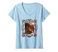 Mujer Star Wars Attack of The Clones Anakin & Padme Kiss & Embrace Camiseta Cuello V