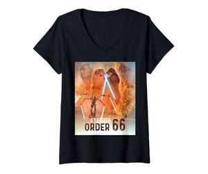 Mujer Star Wars Celebration Revenge of the Sith Order 66 Camiseta Camiseta Cuello V