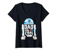 Mujer Star Wars Dad You'Re 2 Cool Dia del Padre Camiseta Cuello V
