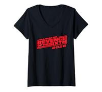 Mujer Star Wars Day Revenge of The Sixth May 6th 2026 Angled Logo Camiseta Cuello V