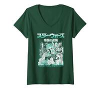 Mujer Star Wars Manga Boba Fett Bounty Hunter Camiseta Cuello V