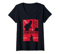 Mujer Star Wars Maul Shadow Lord Fear Is My Ally Maul Comic Panels Camiseta Cuello V