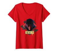 Mujer Star Wars Maul Shadow Lord Revenge Scowling Sith Lord Maul Camiseta Cuello V