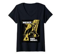 Mujer Star Wars The Mandalorian and Grogu Movie Messy Very Messy Camiseta Cuello V