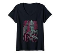 Mujer Star Wars The Mandalorian Bounty Hunter Ig-11 Camiseta Cuello V
