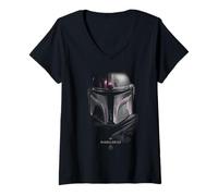 Mujer Star Wars The Mandalorian Shadows Camiseta Cuello V