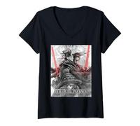 Mujer Star Wars Visions Volume 3 The Duel: Payback Official Poster Camiseta Cuello V