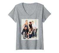 Mujer Steps Pop Group Love'S Got A Hold of My Heart Era 1999 Camiseta Cuello V
