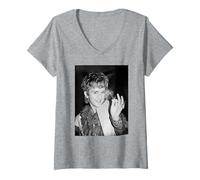 Mujer Steve Strange Fade To Grey Visage de Virginia Turbett Camiseta Cuello V