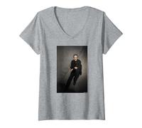 Mujer Steven Spielberg Jaws E.T. Director por Michael Grecco Camiseta Cuello V