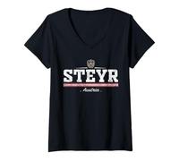Mujer Steyr Austria/Osterreich Camiseta Cuello V