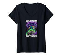 Mujer Storm Chaser Core Puncher Extreme Weather Camiseta Cuello V