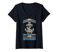 Mujer Storms Reveal The Strength of Our Anchors Camiseta Cuello V