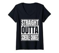 Mujer Straight Outta Schedule Changes Class 2026 Gifts Graduation Camiseta Cuello V