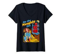 Mujer Stranger Things Christmas Max En La Lista Traviesa Vecna Camiseta Cuello V