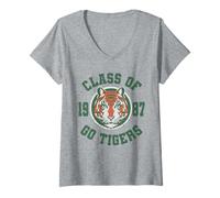 Mujer Stranger Things Class of 1987 Camiseta Cuello V