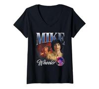 Mujer Stranger Things Mike Homage Camiseta Cuello V