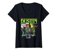 Mujer Stranger Things Tales from '85 Dustin Camiseta Cuello V