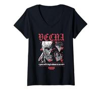 Mujer Stranger Things Vecna Suffering Oficialmente Autorizado Camiseta Cuello V