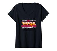 Mujer Stranger Things WSQK TV Advert Camiseta Cuello V