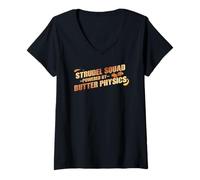 Mujer Strudel Squad Powered by Butter Physics Camiseta Cuello V