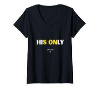 Mujer Su único diseño de Hijo Cristiano. Camiseta Cuello V