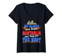 Mujer Suegra Australian Mother In Law Camiseta Cuello V