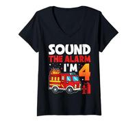 Mujer Suena la Alarma Soy 4 Camiseta Cuello V