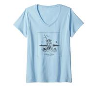Mujer Sun Records X Amy Helm Silver City Camiseta Cuello V