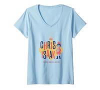 Mujer Sun Records X Chris Isaak Todo el Mundo Sabe Que es Elfo navideño Camiseta Cuello V