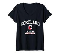 Mujer SUNY Cortland Red Dragons Alumni - Class of 2011 Camiseta Cuello V