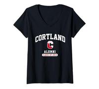 Mujer SUNY Cortland Red Dragons Alumni - Class of 2014 Camiseta Cuello V
