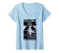 Mujer Supergirl 2026 Hey Babe Camiseta Cuello V