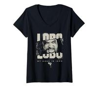 Mujer Supergirl 2026 Lobo Code Is Iron Camiseta Cuello V