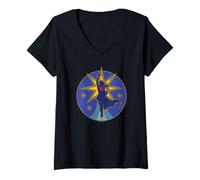 Mujer Supergirl 2026 Star Badge Camiseta Cuello V