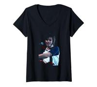 Mujer Supergrass Live GAZ Coombes Irvine Beach Debería Coco Camiseta Cuello V
