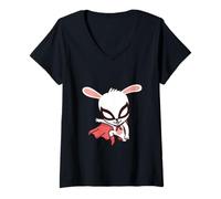 Mujer Superhéroe Bunny Jump Camiseta Cuello V
